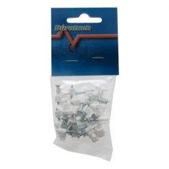 White Label Cable Clips 3 X 5mm 25 Pack
