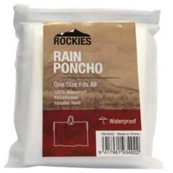 White Label Rain Poncho