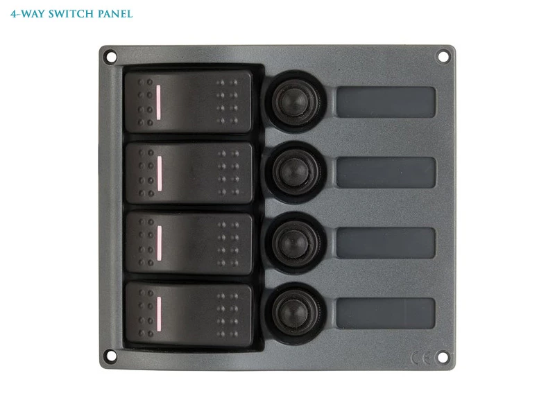 White Label IP66 Marine Switch Panel 12/24v 2 White Label IP66 Marine Switch Panel 12/24v - Image 2