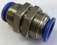 White Label Bulkhead Fitting 16mm