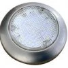 White Label LED Dome Light White/White No Switch Grey Finish 12V