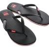 White Label Beach Jandals Black US6