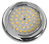 White Label PUCK-42 LED Light Round Chrome 85mm 12V