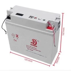 White Label Rechargeable Sealed Lead Acid Battery With USB Interface 12V 20Ah