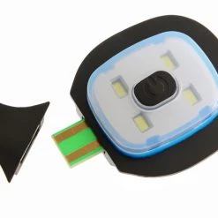 White Label Rechargeable Knitted LED Headlamp 150lm Blue -White Label Sales Store l head b bl 8 1