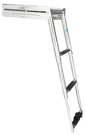 White Label 3 Step Boarding Ladder Under Mount