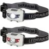 White Label 3W LED Headlamp With 2 Red LEDs 80lm