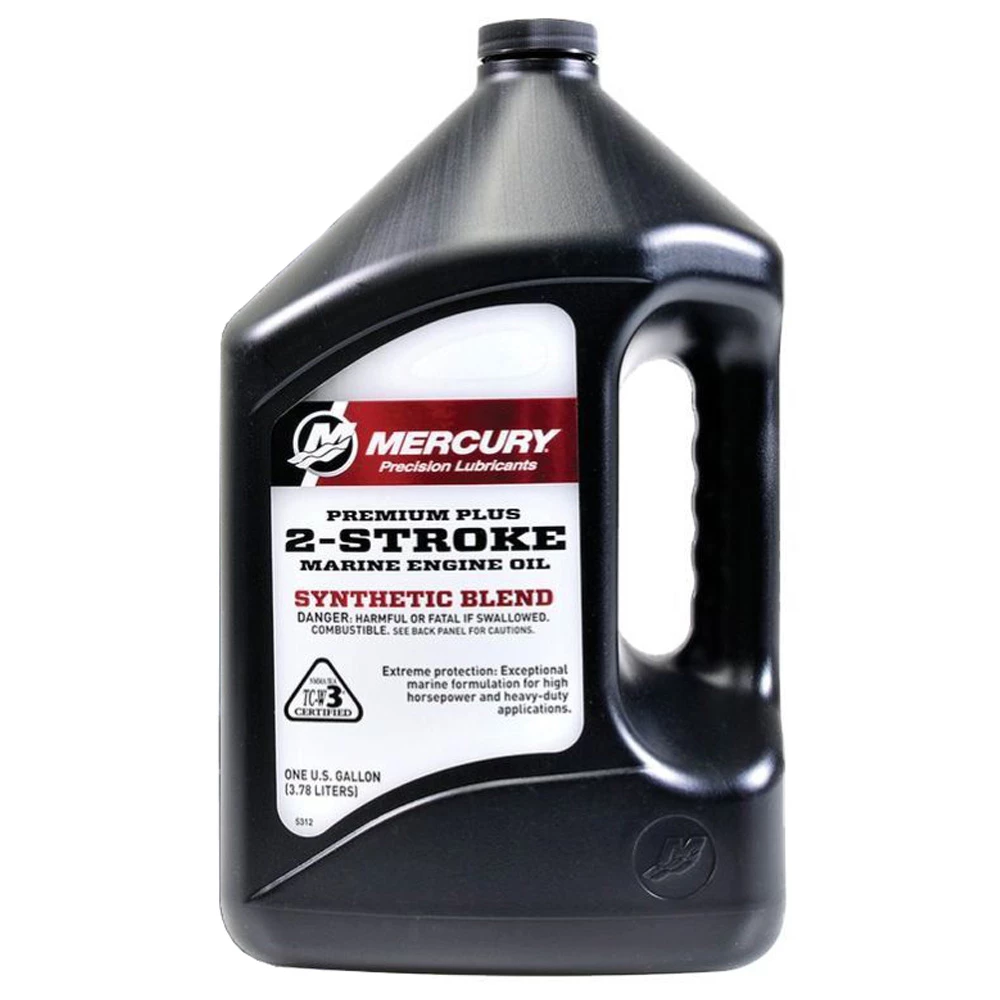 White Label Mercury Premium Plus 2-Stroke Marine Engine Oil 3.78L 1 White Label Mercury Premium Plus 2-Stroke Marine Engine Oil 3.78L