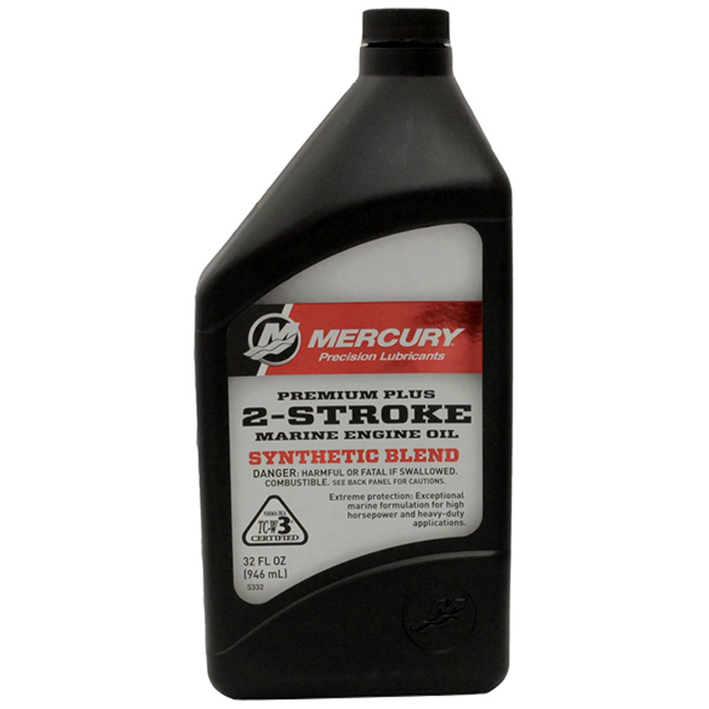 White Label Mercury Premium Plus 2-Stroke Marine Engine Oil 946ml 1 White Label Mercury Premium Plus 2-Stroke Marine Engine Oil 946ml