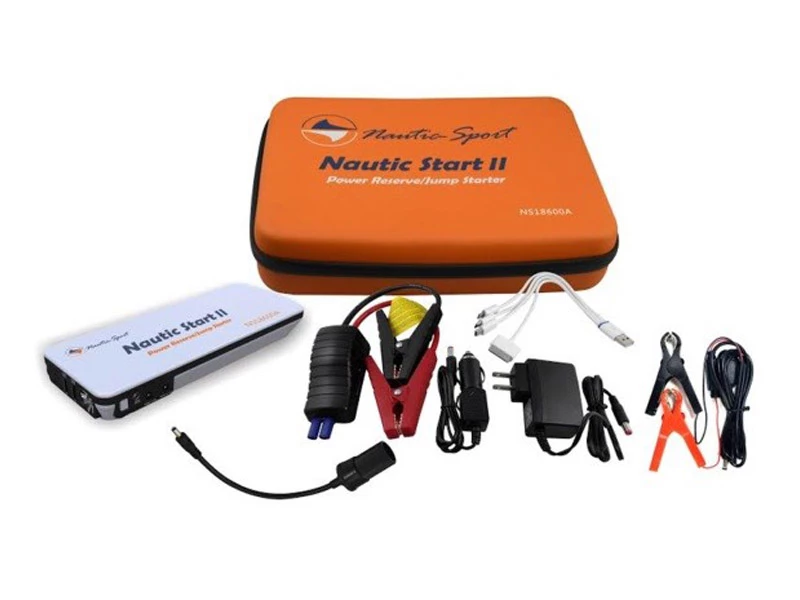 White Label Nautic Sport Nautic Start II Charger/Jump Starter Kit 18,000mAh 1 White Label Nautic Sport Nautic Start II Charger/Jump Starter Kit 18,000mAh