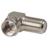 White Label F-59 Right Angle Plug To F-81 Socket