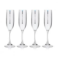 White Label Everclear Tritan Champagne Flute 145ml Qty 4