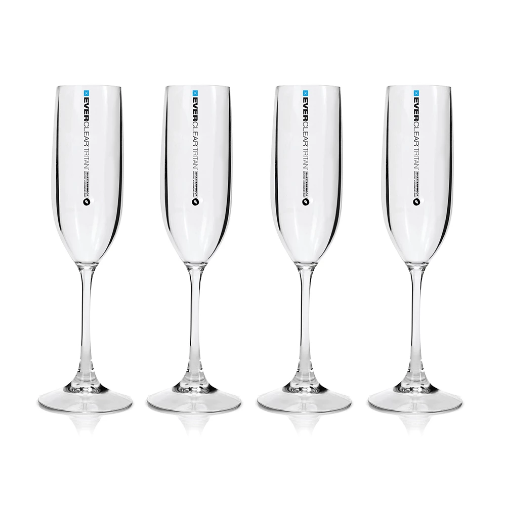 White Label Everclear Tritan Champagne Flute 145ml Qty 4 1 White Label Everclear Tritan Champagne Flute 145ml Qty 4