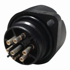 White Label IP67 Rated 6 Pole Chassis Socket