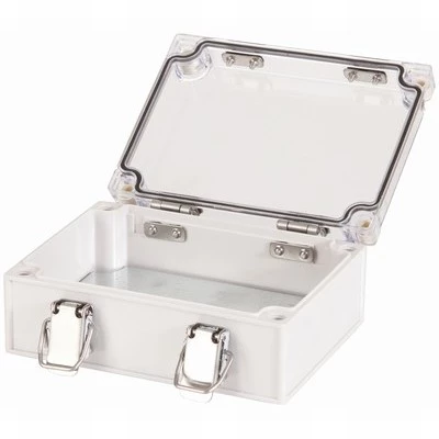 White Label Medium ABS IP66 Enclosure - Clear Cover 1 White Label Medium ABS IP66 Enclosure - Clear Cover
