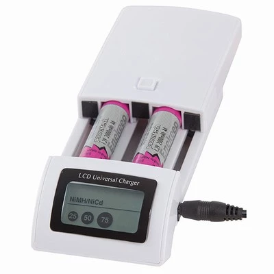 White Label Universal Li-ion/Ni-Cd/Ni-MH Battery Charger 1 White Label Universal Li-ion/Ni-Cd/Ni-MH Battery Charger