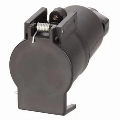 White Label 7 Pin Large Round Trailer Socket