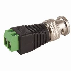 White Label BNC Plug With Screw Terminal
