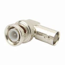 White Label Adaptor BNC Plug To BNC Socket Right Angle