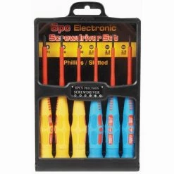 White Label 6 Piece Insulated Electronic Screwdriver Set