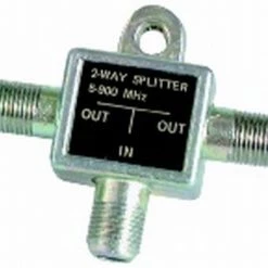White Label TV Splitter - F Connectors - Die Cast