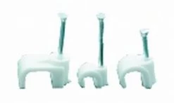 White Label Cable Clips 25 Pack