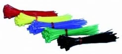 White Label Coloured Cable Ties 100mm Qty 125