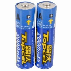 White Label AA Alkaline Battery 2000mAh 2-Pack