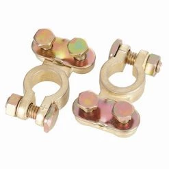 White Label Universal Saddle Clamp Battery Terminals