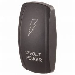 White Label Laser-Etched Rocker Switch Cover ''12V Power''