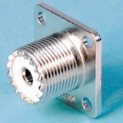 White Label UHF SO239 Panel Socket Square Mount