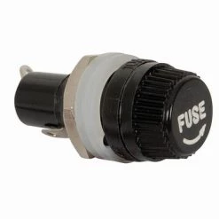 White Label Panel Mount Fuse Holder - Low Volt Only