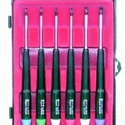 White Label 6 Piece Precision Tamperproof Torx Set