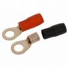 White Label Red & Black Large Eye Terminals 8GA Pack