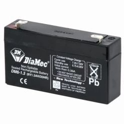 White Label Spare SLA Battery To Suit LA-5307 - 6V 1.3AH