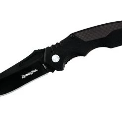 White Label Remington Tactical Folding Knife 3.2in Black Oxide Coated