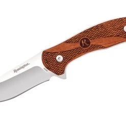 White Label Remington Heritage Fixed Blade Knife 7.4in Wood Handle