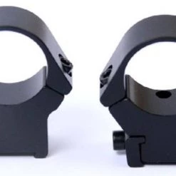 White Label Tikka T3X/17mm CZ Dovetail Rings 1in High Black