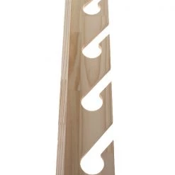 White Label Ceiling Mount Plywood 4 Rod Rack