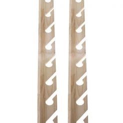 White Label Ceiling Mount Plywood 8 Rod Rack