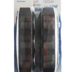 White Label Fishing Wall Mount 3 Rod Rack