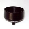 White Label Rod Holder PVC Bottom Drain Black
