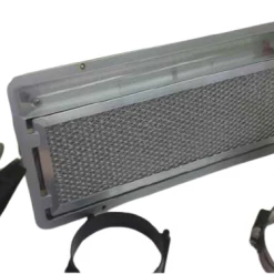 White Label Range Hood Kit Right Hand Ducting Silver