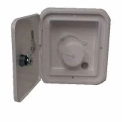 White Label Locking Water Filler With Square Door 40mm