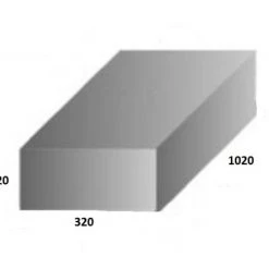 White Label Food Grade Polyethylene Water Tank 34L 1020 X 320 X 120mm