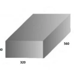 White Label Food Grade Polyethylene Water Tank 36L 560 X 320 X 230mm