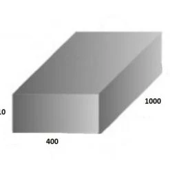 White Label Food Grade Polyethylene Water Tank 37L 1000 X 400 X 110mm