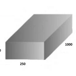 White Label Food Grade Polyethylene Water Tank 38L 1000 X 250 X 180mm