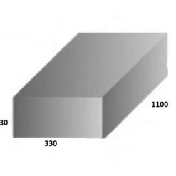 White Label Food Grade Polyethylene Water Tank 41L 1100 X 330 X 130mm