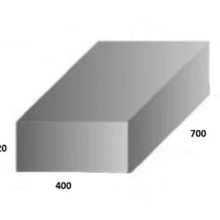 White Label Food Grade Polyethylene Water Tank 80L 700 X 400 X 320mm